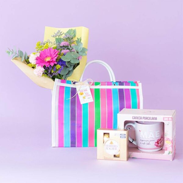 Sacola de Flores Especial Mãe