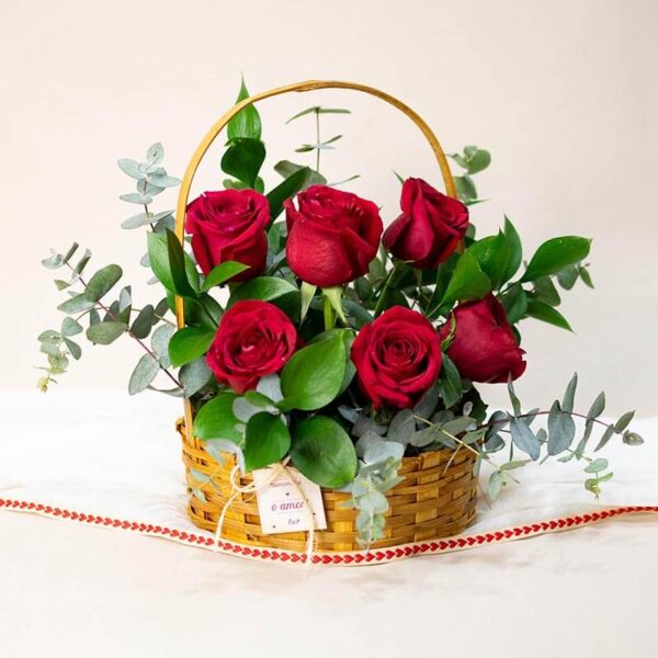 Cesta de Rosas Te Amo G