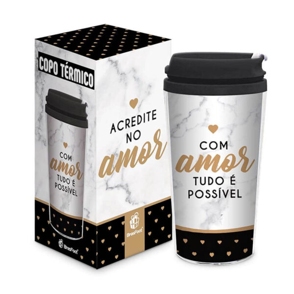 Copo térmico Acredite no Amor